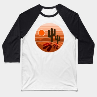 cactus sunset Baseball T-Shirt